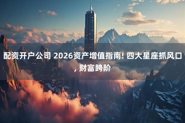 配资开户公司 2026资产增值指南! 四大星座抓风口, 财富跨阶